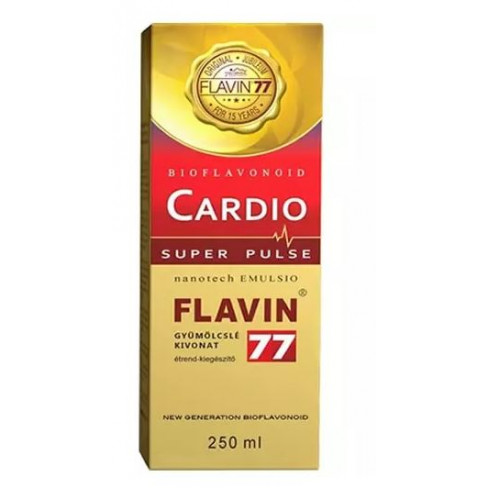 Vásároljon Flavin 77 cardio szirup 250ml terméket - 10 690 Ft-ért